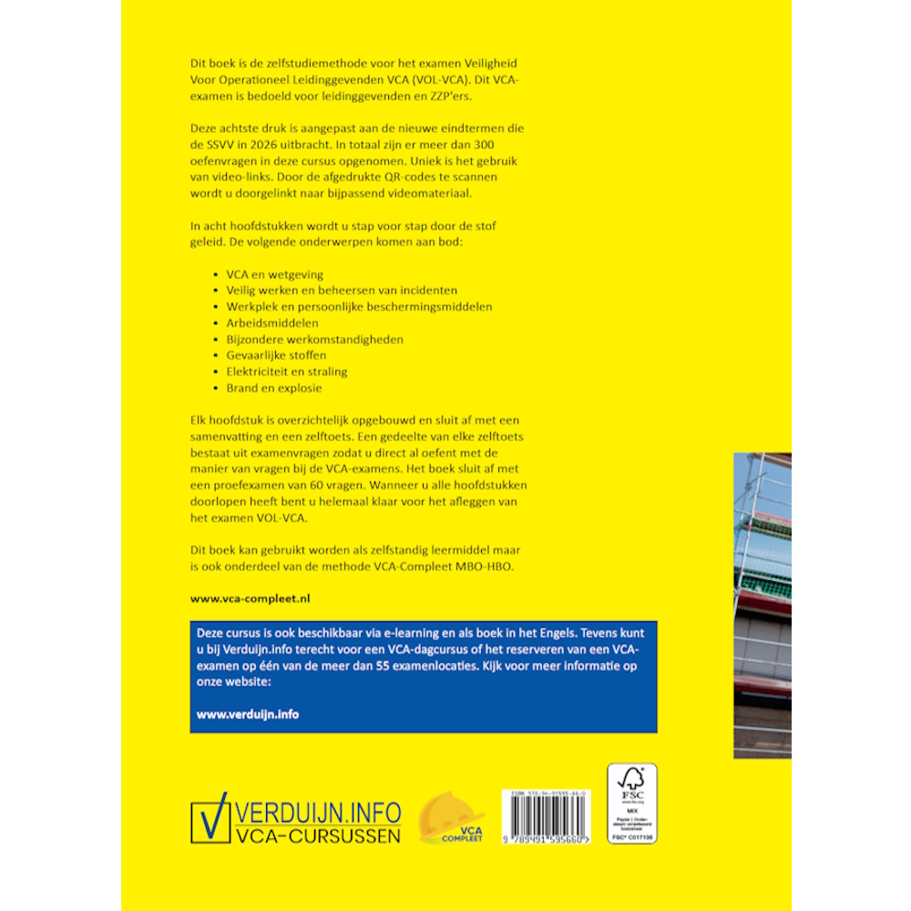 Cursusboek VOL-VCA 8e druk (Nieuwe eindtermen 2026) - Afbeelding 3